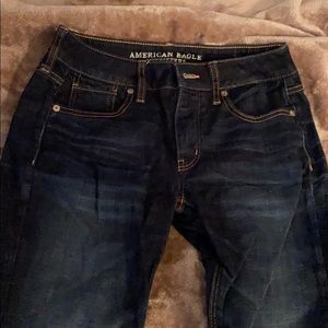 Dark Denim American Eagle Tomgirl Jeans